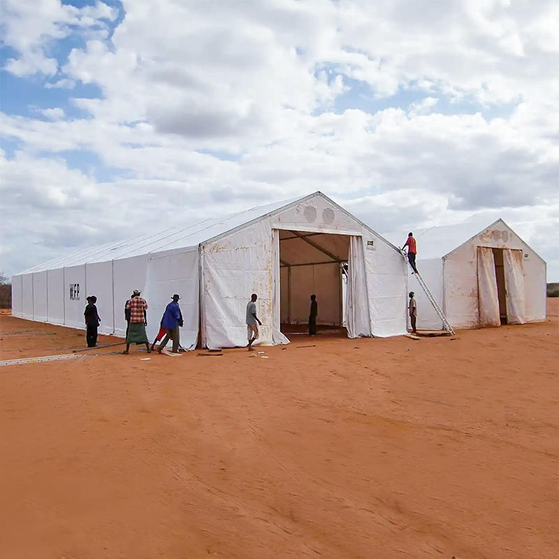 وحدات تخزين متنقلة متينة ومرنة بطول 10×32 مترًا (MSU) معيار IFRC/ICRC/WFP/IOM