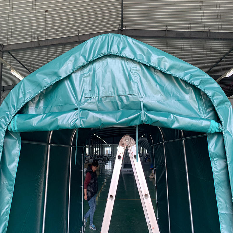2.4×3.6 مرآب محمول بمظلة PVC مقاومة للمطر