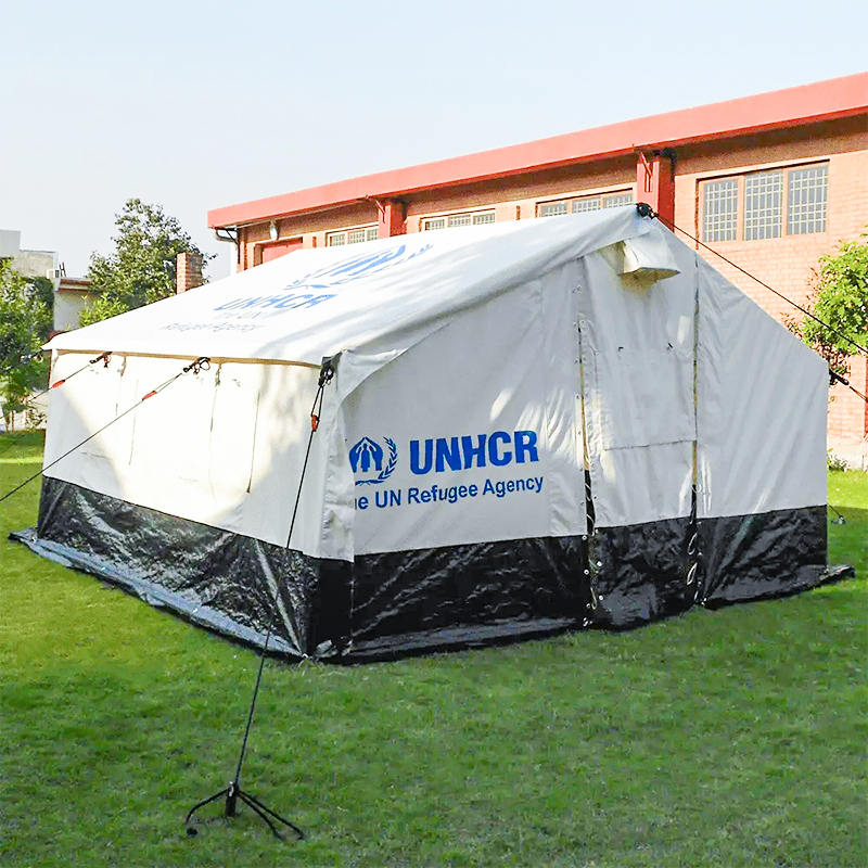 ICRC IFRC OUNCR Standard 5 أفراد قابلة للطي خيمة عائلية في جميع الأحوال الجوية