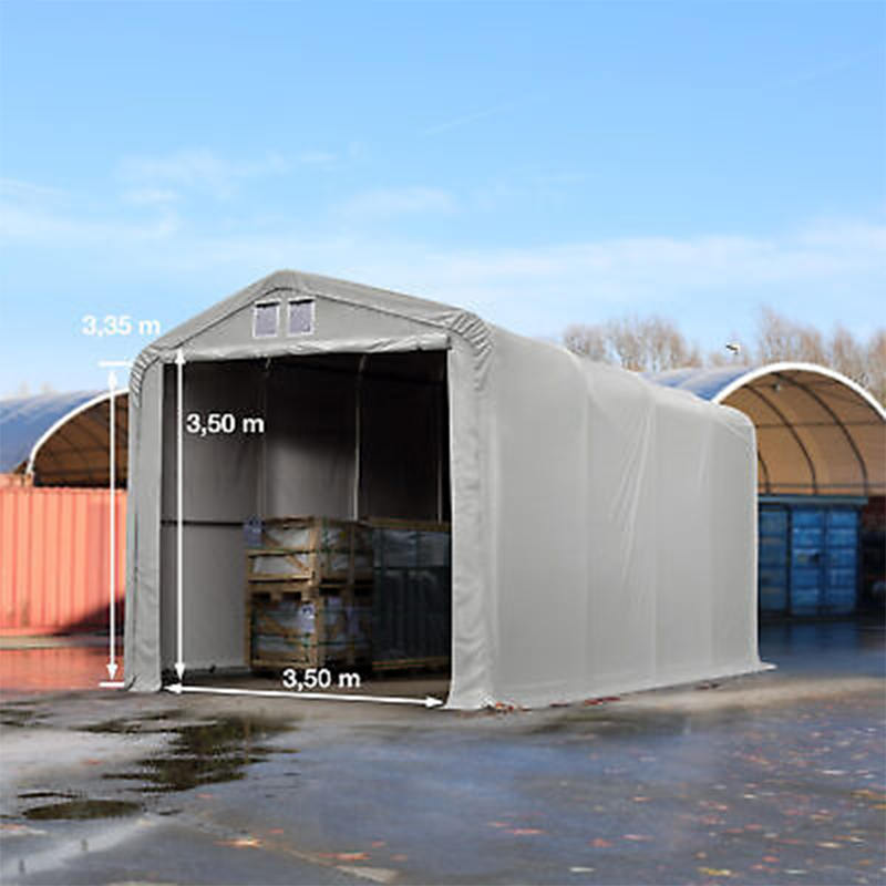 6×6 متر 2.6 ارتفاع جانبي مقاوم للماء PVC مستودع قاعة خيمة محمولة