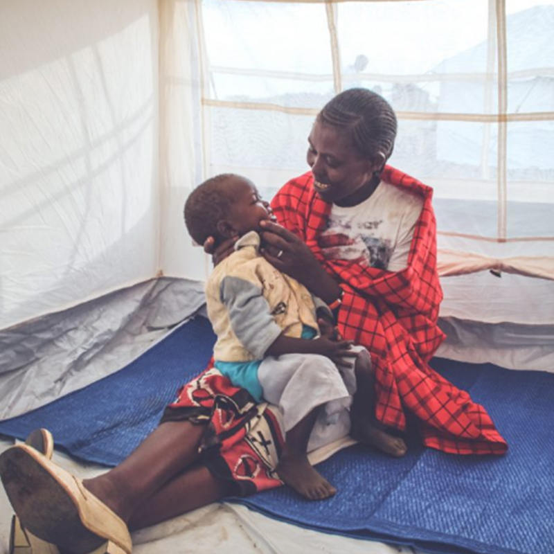 حصيرة نوم الاصطناعية لشخص واحد معيار UNHCR