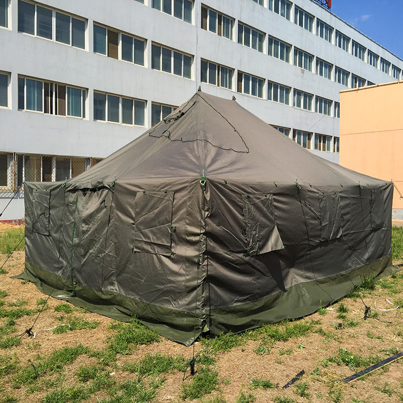 4.8 × 6.0 متر خيمة القماش العسكرية والملاجئ