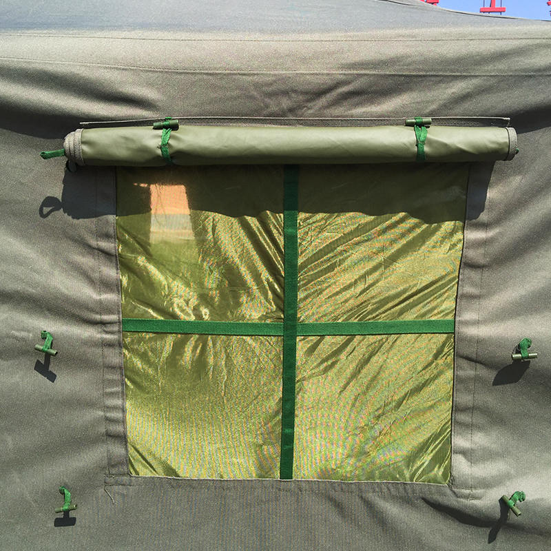4.8 × 6.0 متر خيمة القماش العسكرية والملاجئ