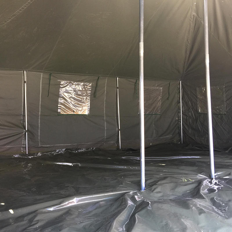 4.8 × 6.0 متر خيمة القماش العسكرية والملاجئ