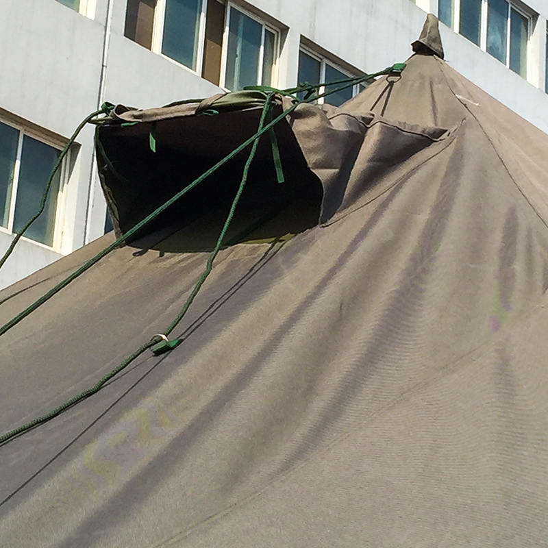 4.8 × 6.0 متر خيمة القماش العسكرية والملاجئ